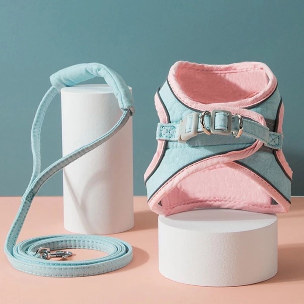 🎯 SALE🎯Cotton Candy Pet Harness and Leash Set - Picture 6 of 7